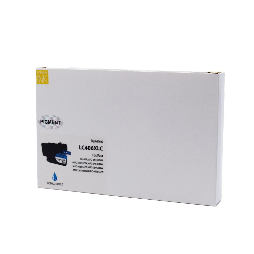 Brother LC406XLCS Alternative Premium Ink Pigment Cyan 5K